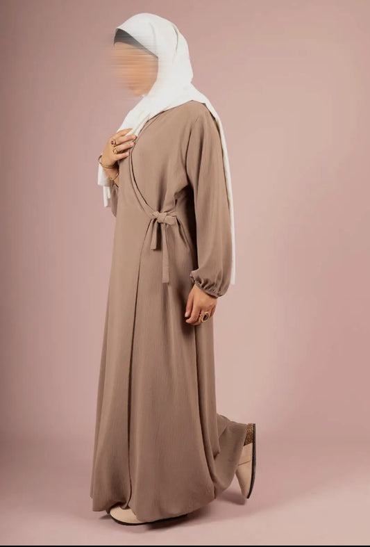 Abaya Chaymaa taupe