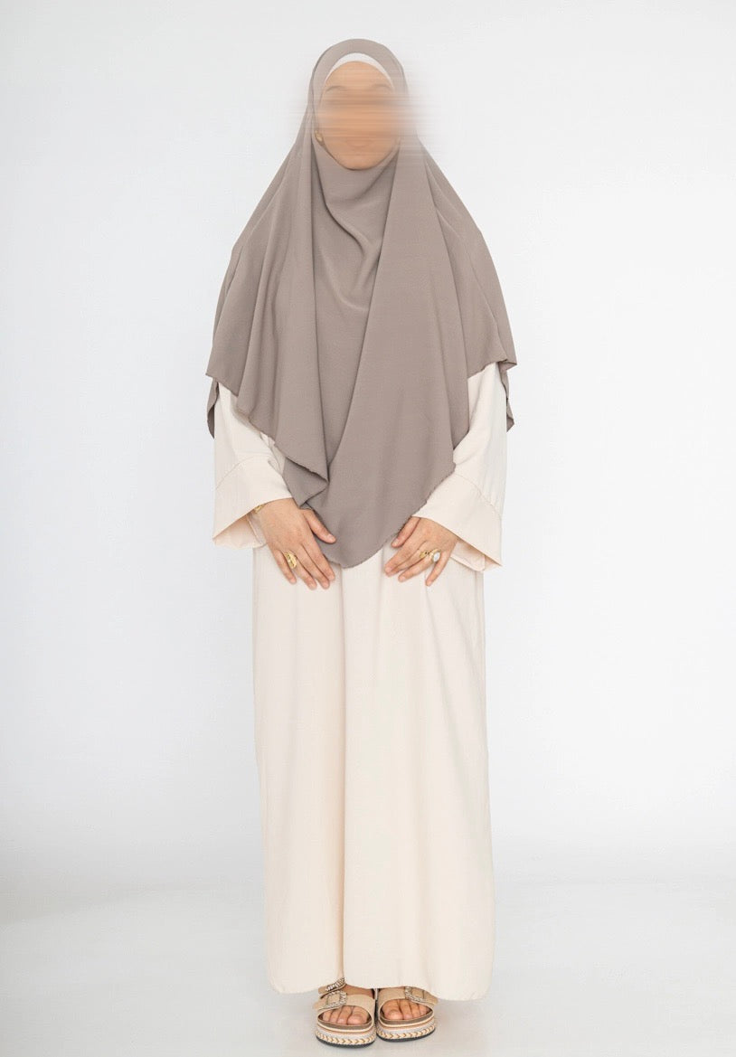 Khimar Siham taupe