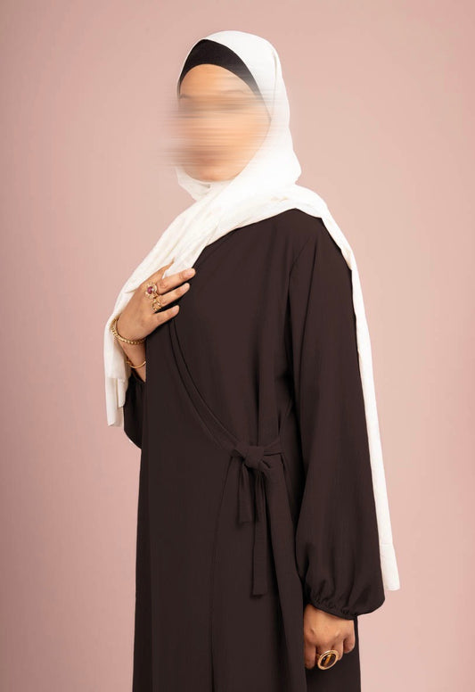 Abaya Chaymaa marron