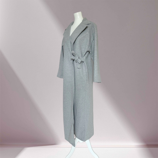 Manteau portefeuille gris clair